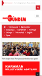 Mobile Screenshot of ermenekgundem.com
