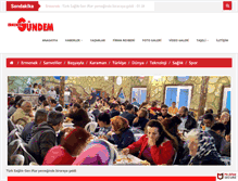 Tablet Screenshot of ermenekgundem.com